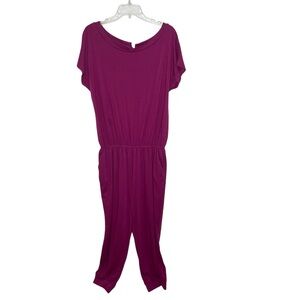 Size XL Purple Romper All-In-One Jumpsuit Loungewear